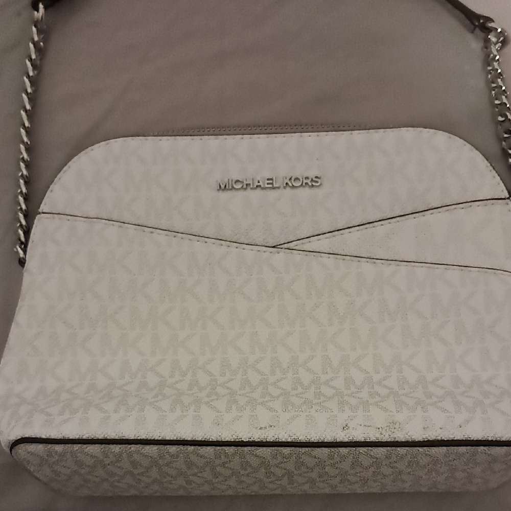 Michael Kors White Crossbody Bag Chic Design
